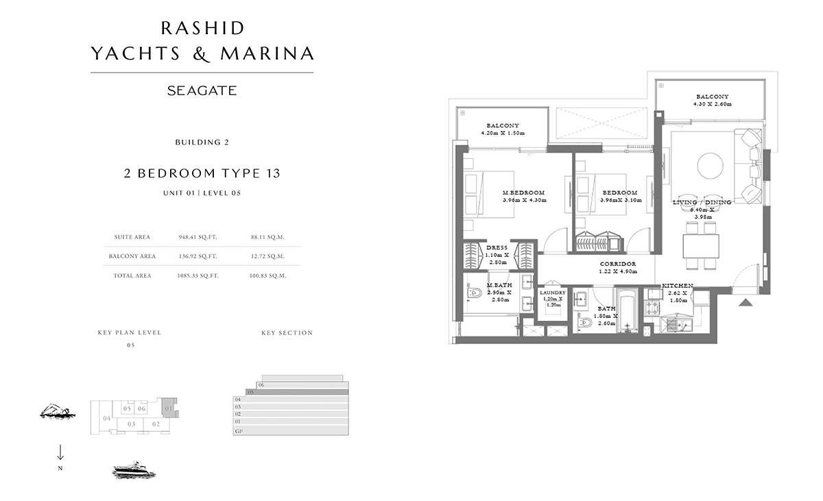 Type 13, Unit 01, Level 05 Building 2